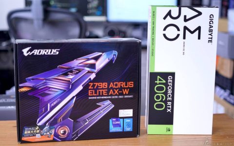 GIGABYTE Z790 AORUS ELITE AX-W 开箱， 清新银白质感