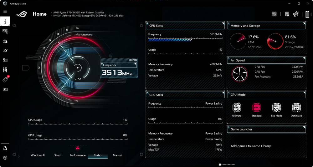 Ryzen 7945HX3D 强袭！ ROG STRIX SCAR 17 X3D （2023） G733PYV 测试报告