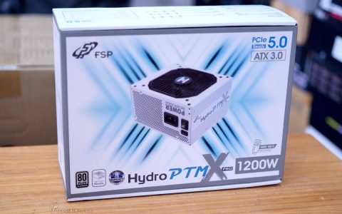 全汉FSP Hydro PTM X PRO ATX3.0 1200W White白色版开箱