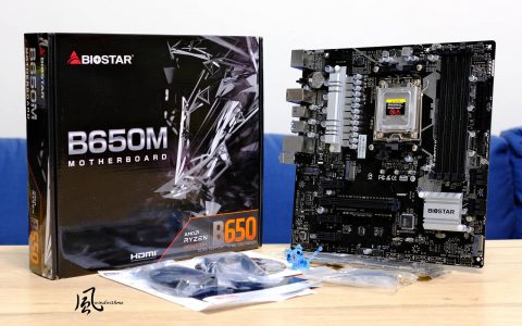 BIOSTAR入门级B650MP-E PRO搭载AMD 7600X与Intel ARC A380实测