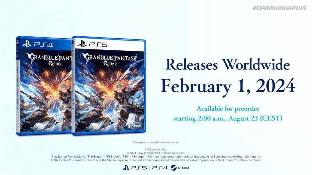 《碧蓝幻想Relink》延至2024年2月发售 Gamescom开幕夜揭最新预告影片