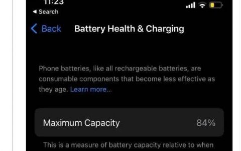 不到一年续航力严重衰退 网抱怨iPhone 14电池健康度「87%不能再高」
