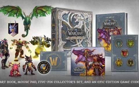 《魔兽世界》粉丝终于买到「初版典藏」，凑齐十版本不能召唤龙神但有玩家羡慕的眼光