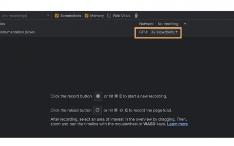 身为前端开发者，你不能不知道的 Runtime Performance Debug 技巧