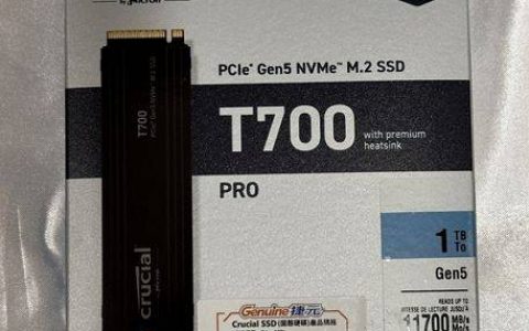 世界最快 Gen 5 SSD 高速时代来临 Crucial T700 领头羊先驱