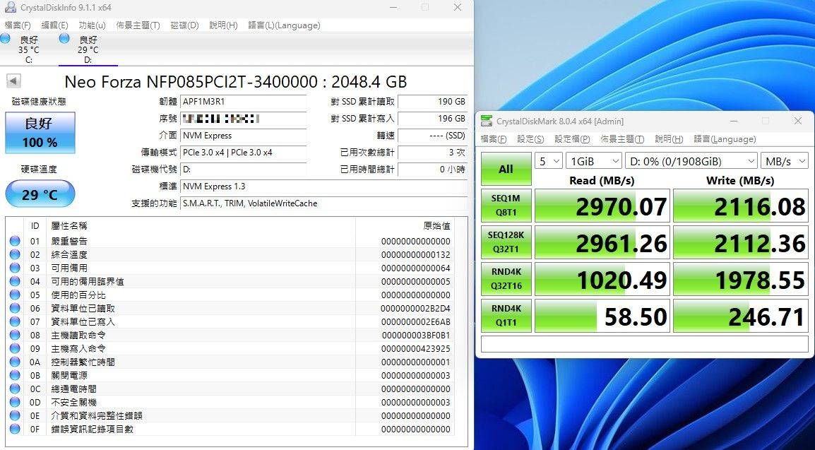 凌航Neo Forza NFP085 M.2 SSD固态硬盘-价格亲民的2TB大容量储存，还有五年保固免烦恼