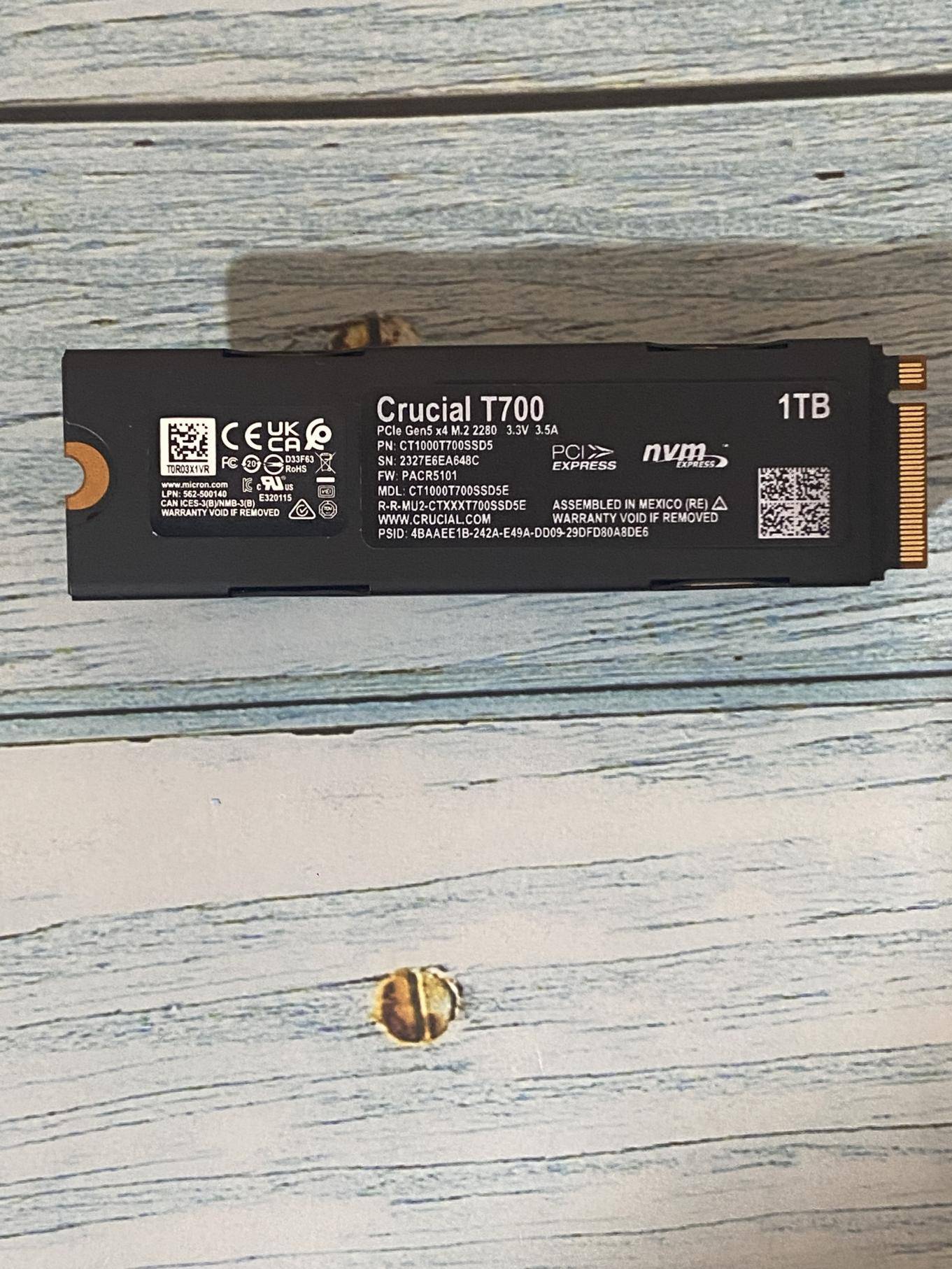 快速即效率！ Crucial T700 Pro 1T 开箱简测体验