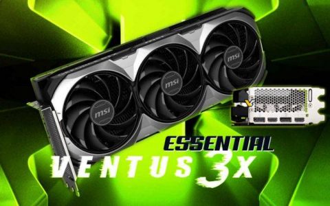 微星推出Ventus Essential系列，全新RTX 4090具备双HDMI与DisplayPort配置