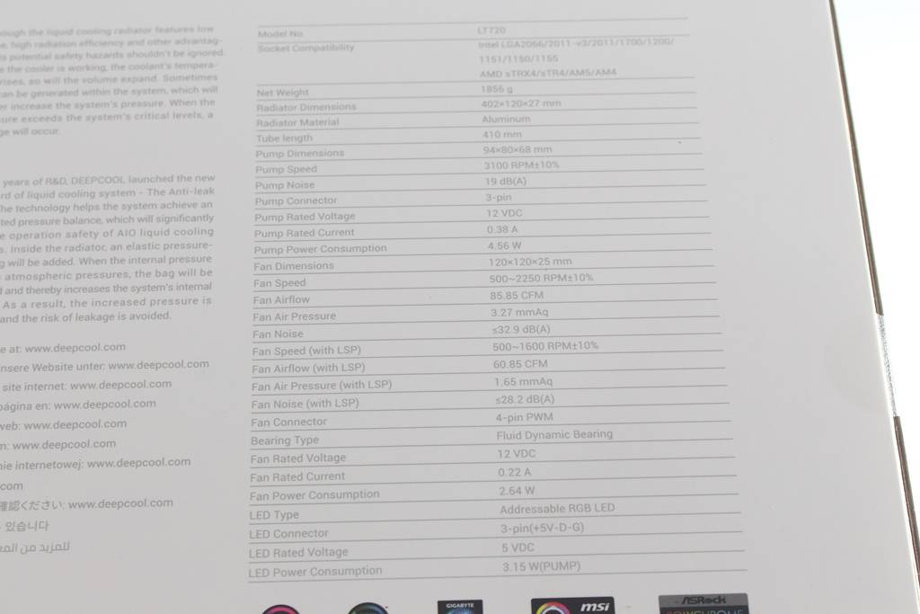 九州风神 DEEPCOOL LT720 360mm一体式水冷散热器-搭载独创多维无限镜面灯效，还有强悍散热