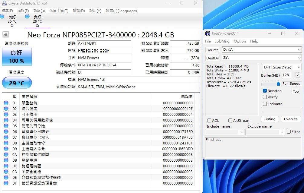 凌航Neo Forza NFP085 M.2 SSD固态硬盘-价格亲民的2TB大容量储存，还有五年保固免烦恼