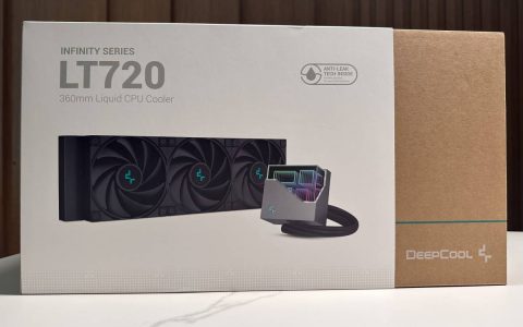 无限镜方块！ 九州风神LT720 360mm水冷散热器