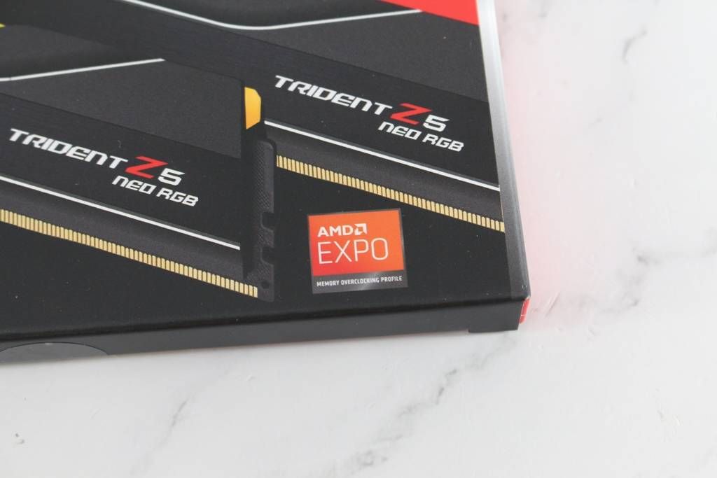 芝奇G.SKILL TRIDENT Z5 Neo焰锋戟RGB DDR5-6000 32GB Kit超频内存-AMD平台EXPO轻松超频