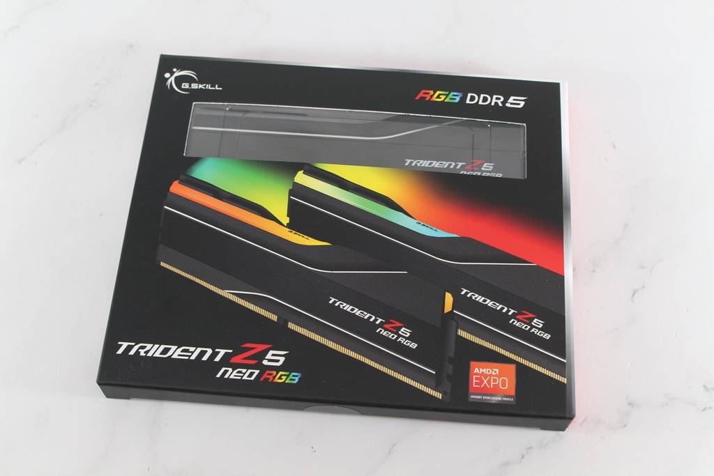 芝奇G.SKILL TRIDENT Z5 Neo焰锋戟RGB DDR5-6000 32GB Kit超频内存-AMD平台EXPO轻松超频