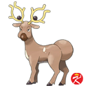 宝可梦 朱/紫 DLC「零之秘宝」《前篇：碧之假面》-北上乡宝可梦全图鉴：惊角鹿