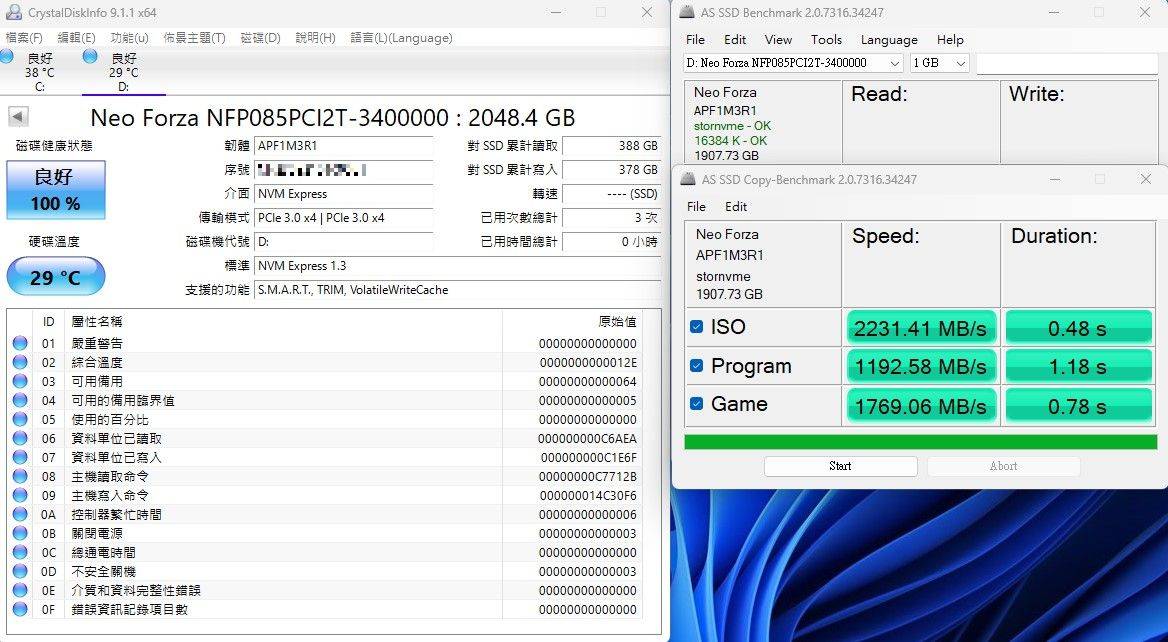 凌航Neo Forza NFP085 M.2 SSD固态硬盘-价格亲民的2TB大容量储存，还有五年保固免烦恼