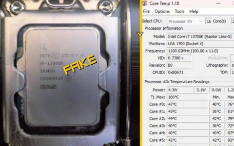 用户发现全新Core i9-13900K原来是更换了IHS的13700K