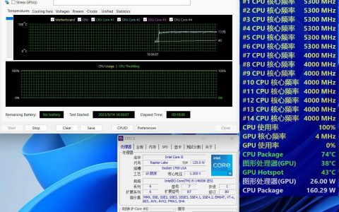 Intel Core i5-14600K 测试曝光