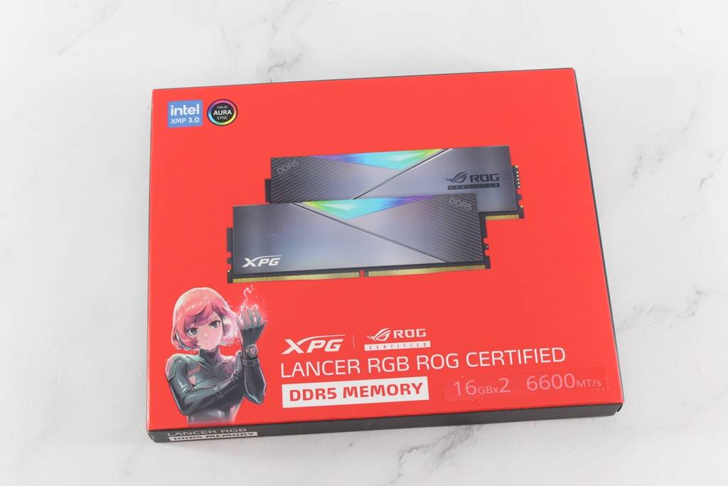 威刚 XPG LANCER RGB ROG CERTIFIED DDR5-6600 32GB kit超频内存-败家之眼认证，免费升级到DDR5-6800