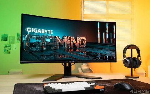 技嘉GS34WQC 电竞屏幕评测 - 34吋120Hz曲面宽屏幕平价新星
