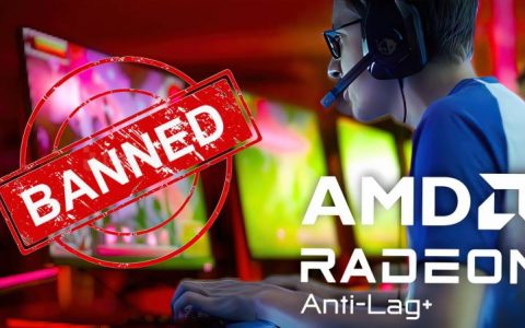 AMD能忽略了其Anti-Lag+功能中的一个重大缺陷，导致玩家被禁止参与电竞游戏