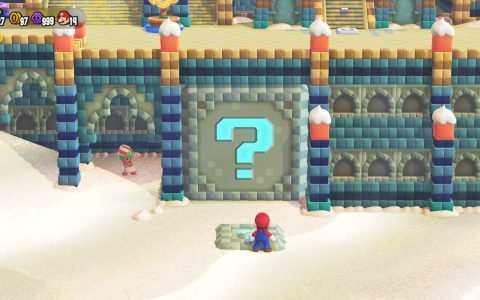 Switch超级马里欧兄弟惊奇：世界地图4日光沙漠 全21关共36颗惊奇种子位置图解