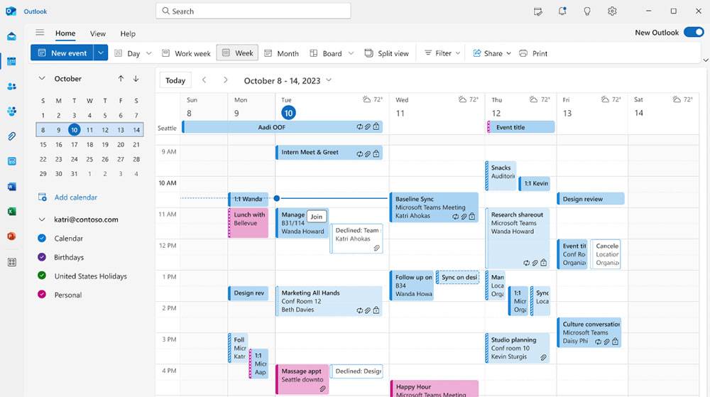 Outlook 下个月将新增实用会议功能，已拒绝仍可将事件记在日历 - 电脑王阿达