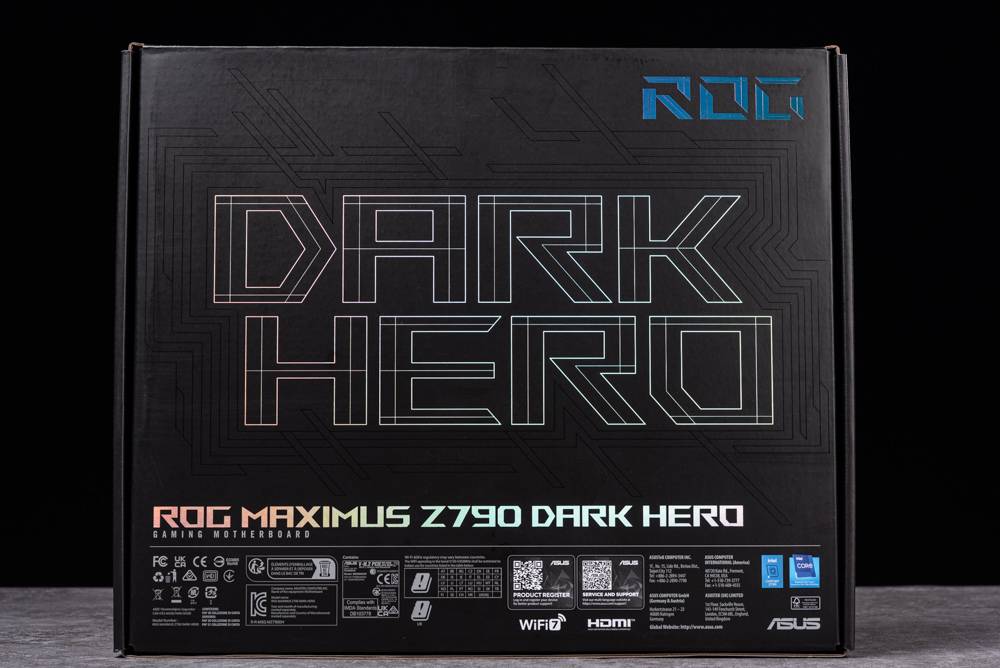 板载 5 M.2！ ROG MAXIMUS Z790 DARK HERO 开箱测试 / Wi-Fi 7， TB4， DIMM Flex