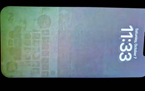 发售不足一个月 iPhone 15 Pro Max 屏幕已出现“烙印”？
