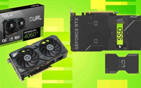 华硕推出GeForce RTX 4060 Ti DUAL显示卡，配备M.2 SSD插槽，提供额外储存空间