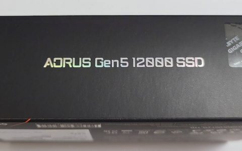 GIGABYTE AORUS Gen5 12000 PCIe 5.0x4 2TB SSD 效能简测
