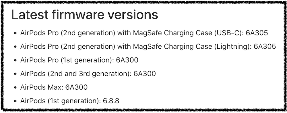 Apple 为 AirPods Pro 发布 6A305 固件版本更新