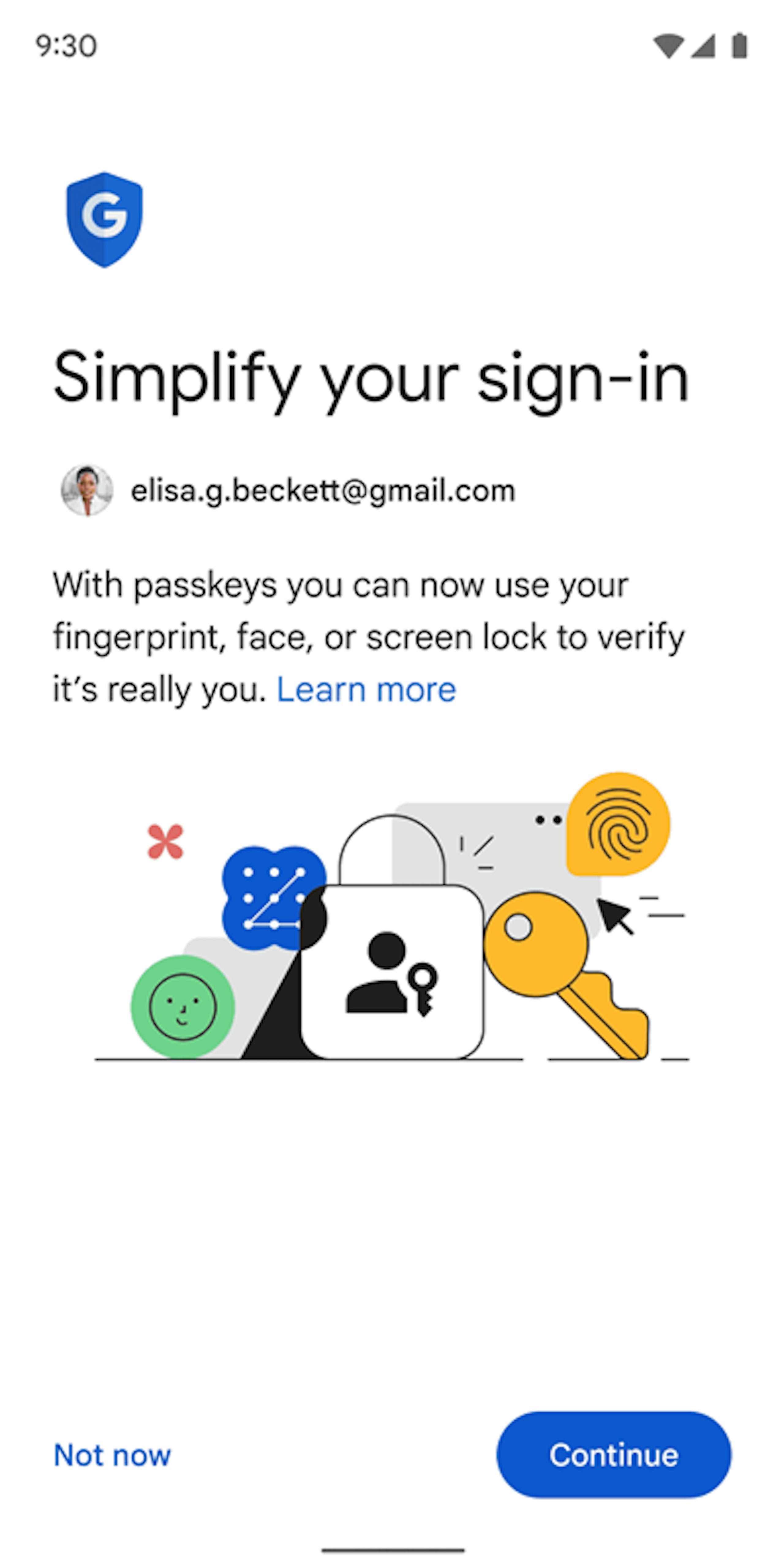 Google 宣布将免密码登录的 Passkey 作为 Google 帐号的标准登录方式，但仍将暂时保留密码登录