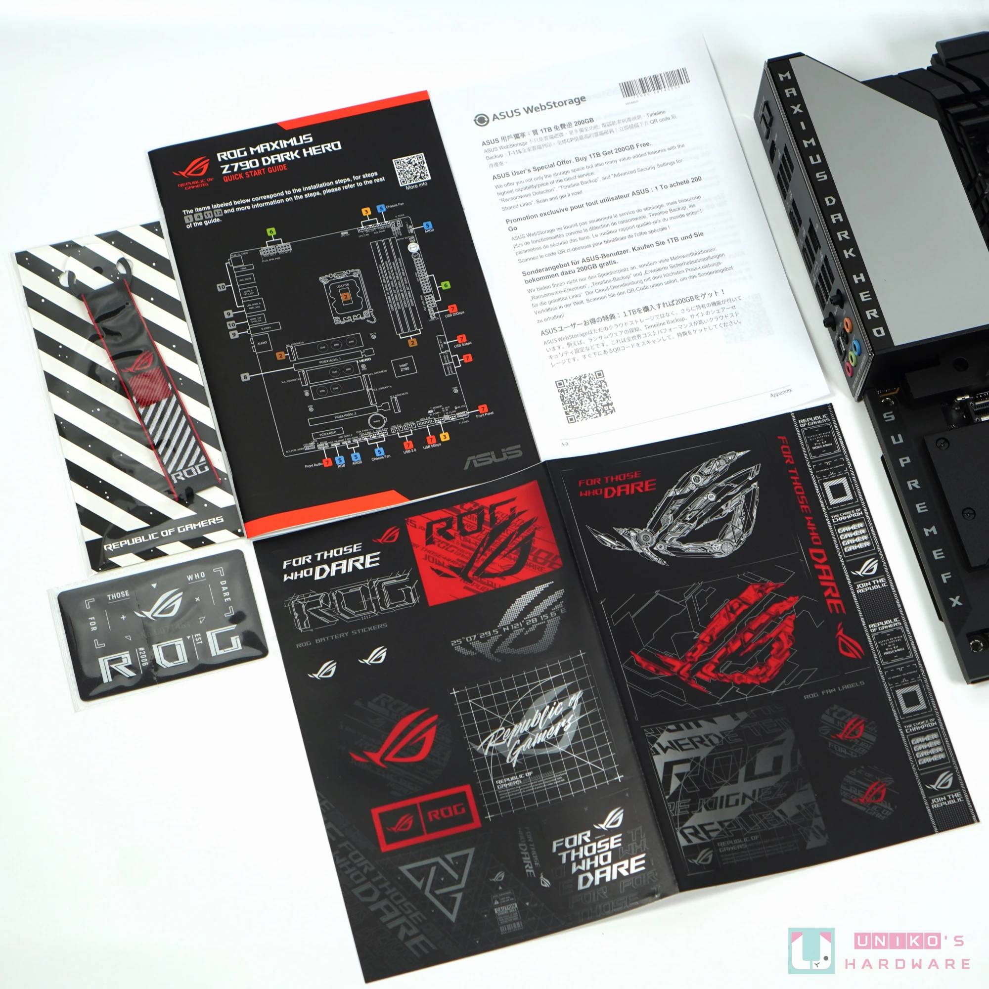 ROG MAXIMUS Z790 DARK HERO 主板开箱评测