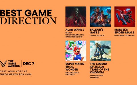 The Game Awards 2023提名名单公开！《Baldur’s Gate 3》与《Alan Wake 2》各获得8项提名！