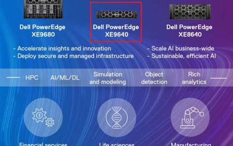 导入液冷，Dell推出搭4台英特尔或英伟达顶级GPU的2U服务器