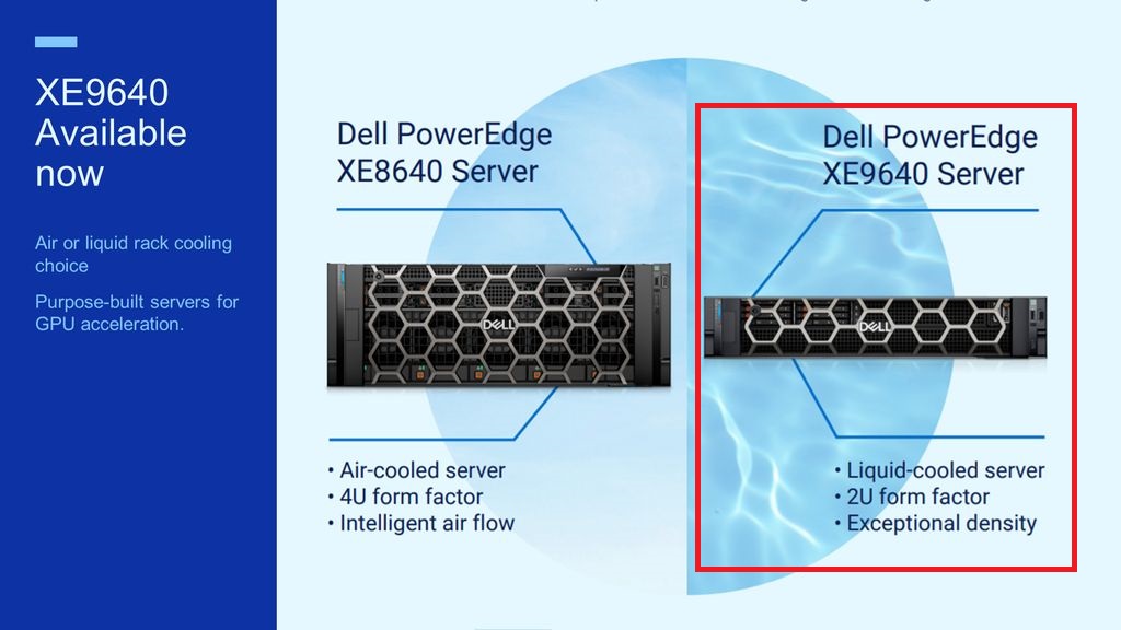 导入液冷，Dell推出搭4台英特尔或英伟达顶级GPU的2U服务器