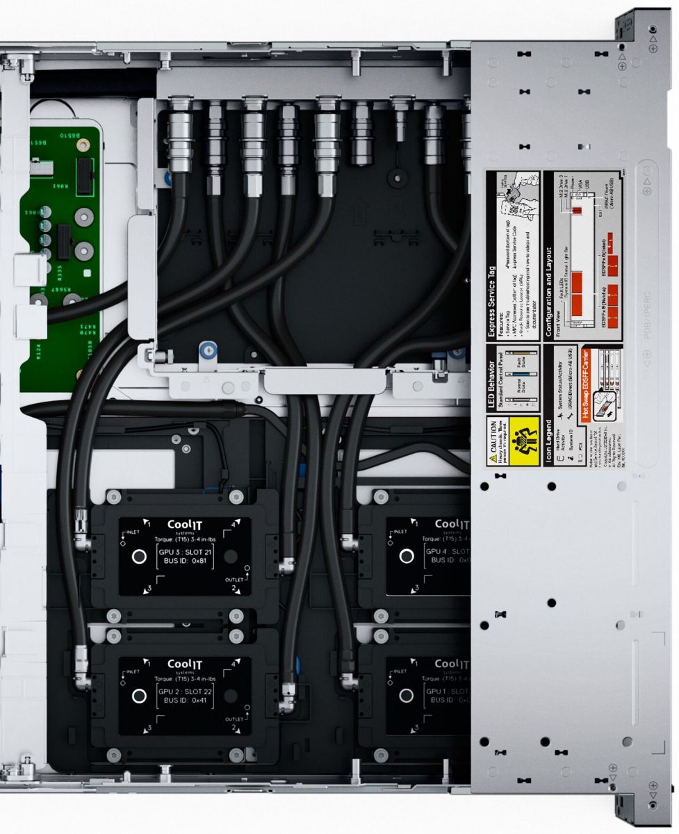 导入液冷，Dell推出搭4台英特尔或英伟达顶级GPU的2U服务器