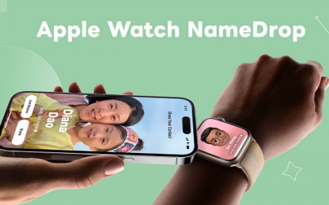 Apple Watch NameDrop 怎么用？与iPhone 或另一台Watch 交换联络资料！