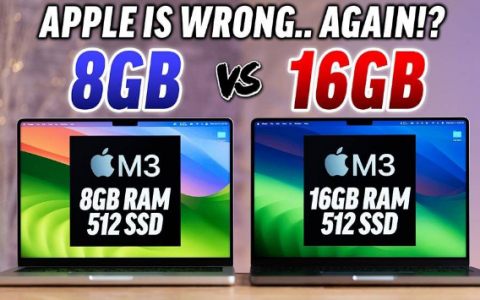 8GB vs 16GB M3 MacBook Pro，选择 16GB才是最正确的