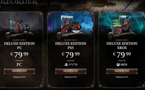 《博德之门3》要出实体豪华版，售价80美元预购开跑