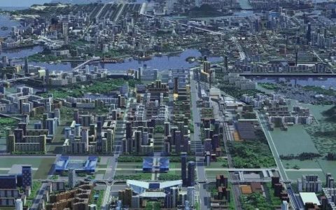 《Minecraft》玩家历时七年打造超巨型都市，网友赞：「根本是真实城市！」