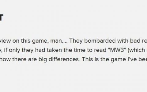 玩家不满《使命召唤：现代战争III 2023》剧情给差评 结果原版游戏遭殃