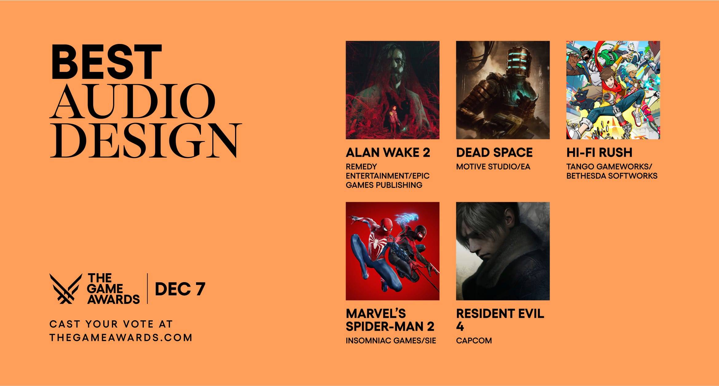 The Game Awards 2023提名名单公开！《Baldur’s Gate 3》与《Alan Wake 2》各获得8项提名！