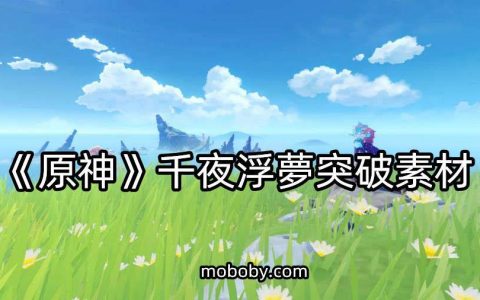 《原神》千夜浮梦突破素材