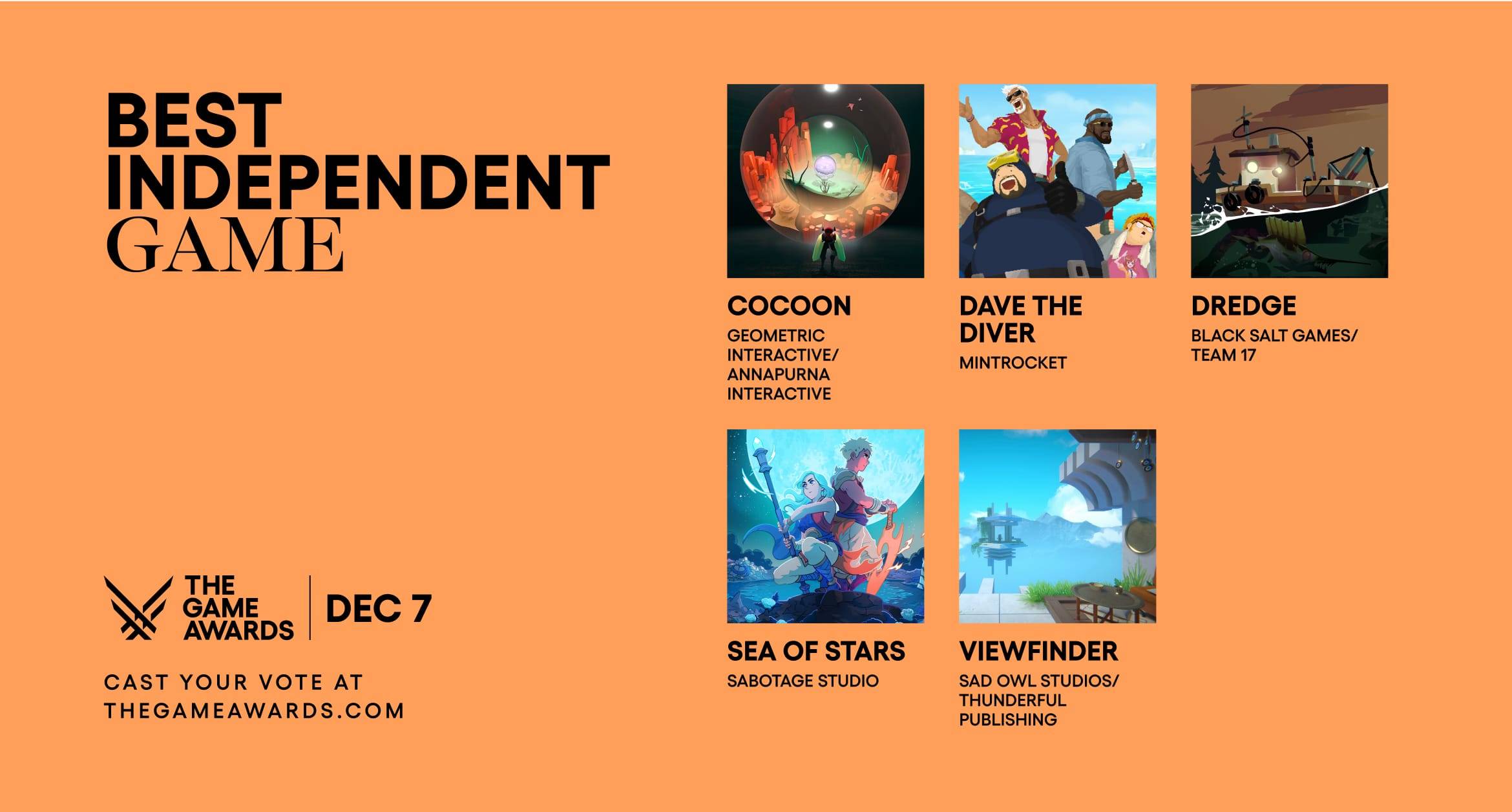 The Game Awards 2023提名名单公开！《Baldur’s Gate 3》与《Alan Wake 2》各获得8项提名！