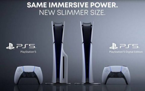 PlayStation 5 Slim新比较图可以更了解主机的尺寸和支架