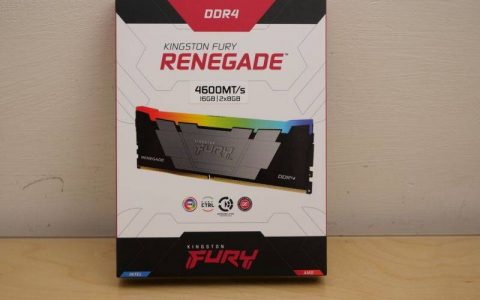Kingston 金士顿 FURY Renegade RGB DDR4 开箱