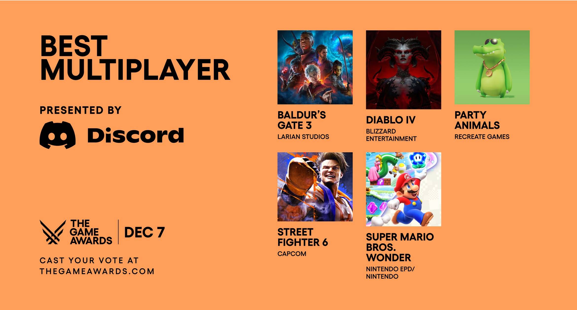 The Game Awards 2023提名名单公开！《Baldur’s Gate 3》与《Alan Wake 2》各获得8项提名！