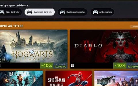 Steam 玩家好消息 追加 PS4、PS5 手掣支援