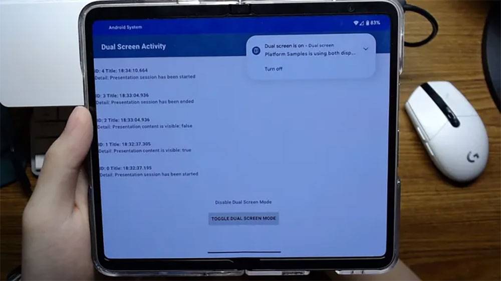 Android 14 终于允许应用程序在折叠机内外双屏幕同时显示 - 电脑王阿达